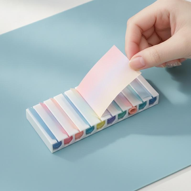 Nail Foil Transfer - Mini Scatola Portatile Anti-Piega per Fogli
