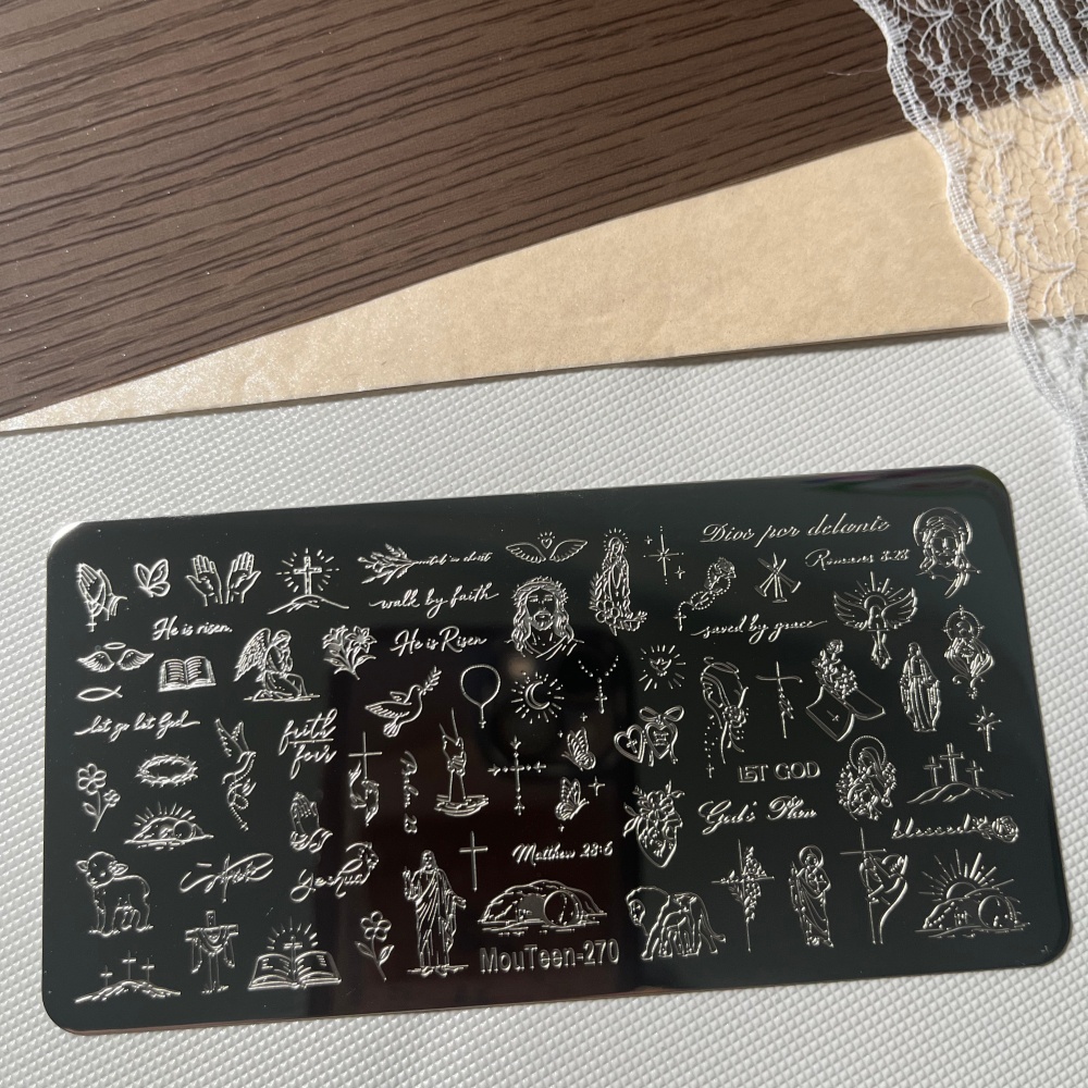 Nail Art Vintage - MouTeen270 Piastra per Stamping Unghie a