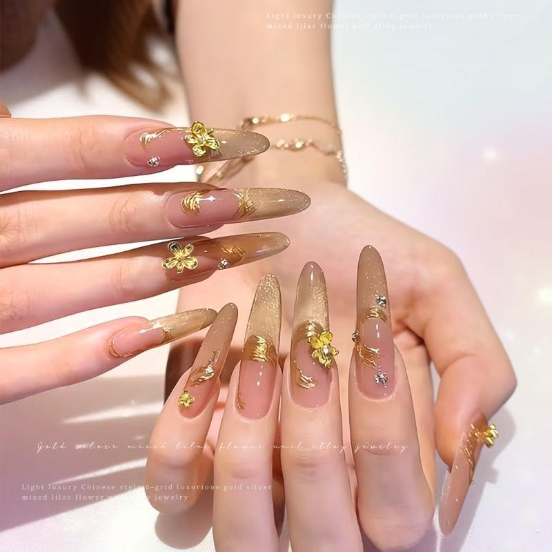 Nail Art Lilac - 20/30 Pezzi Decorazioni per Unghie 3D