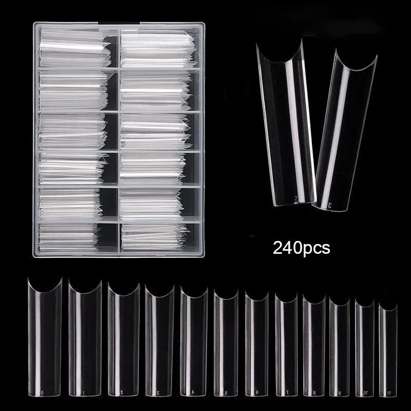 Nail Art Xxl - 240 pz/scatola XXL Punte Per Unghie