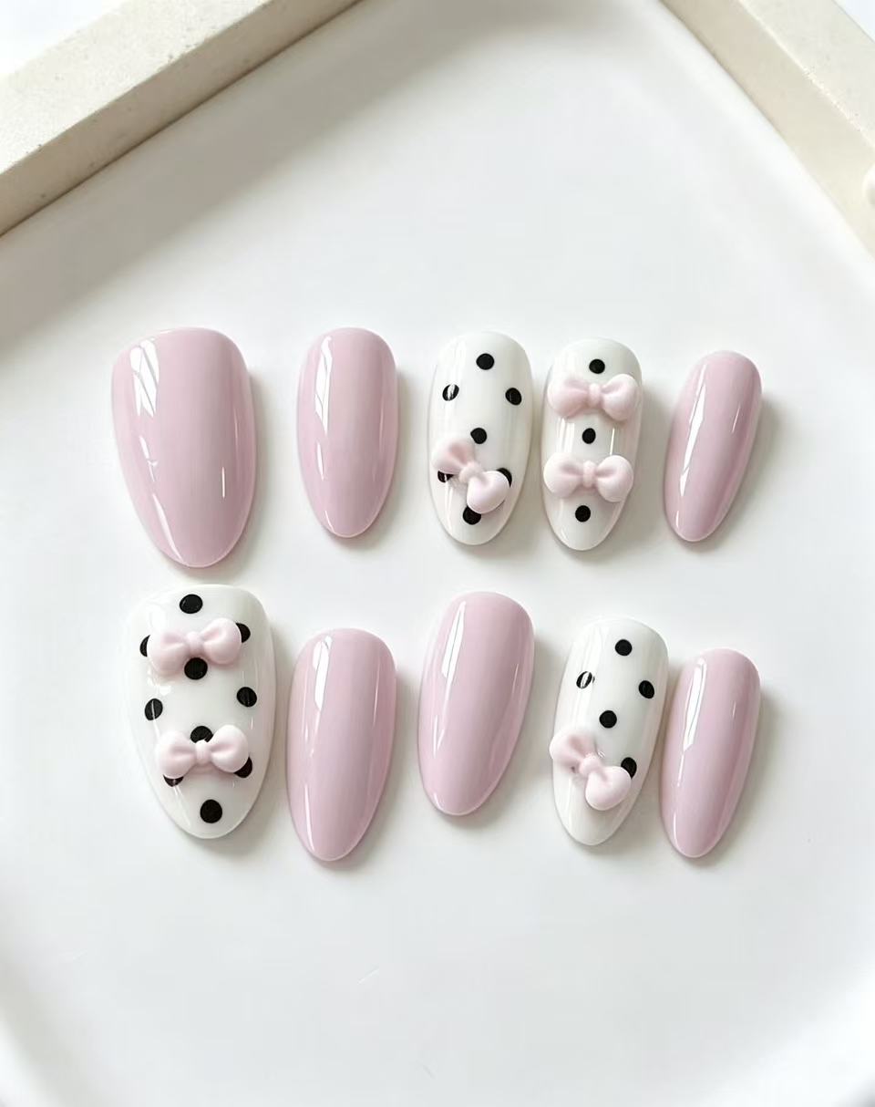Press On Nail Set - Set da 10 pezzi di unghie