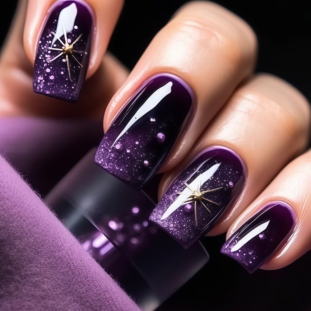 Press On Nail Set - Unghie finte corte e medie sfumate