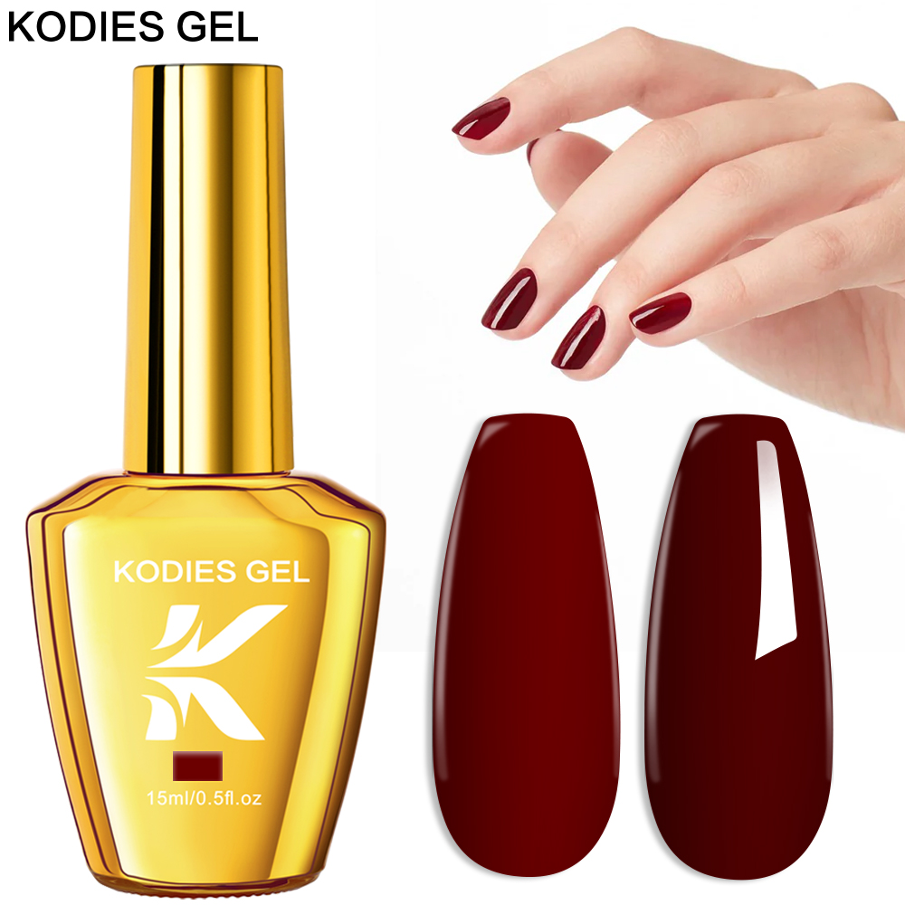 Nail Art Red Wine - KODIES GEL Smalto per unghie gel