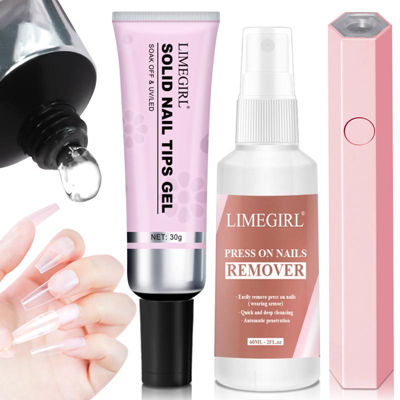 Nail Art Fake Nails - Gel trasparente morbido da 30g per