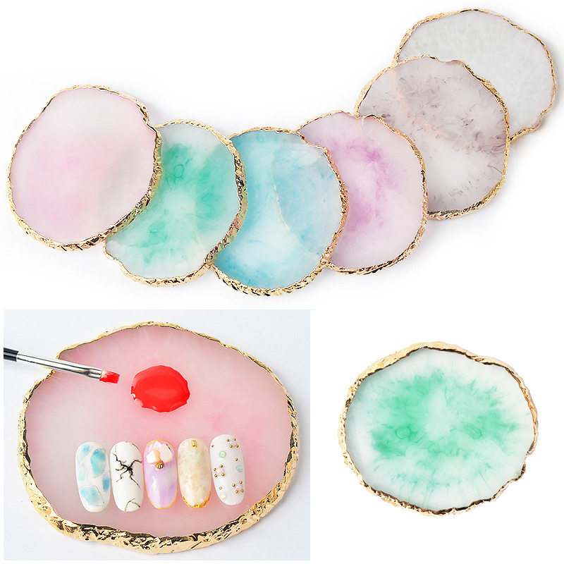 Nail Art Quotes - Palette in Resina Effetto Agata per