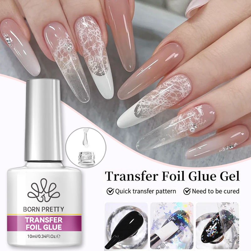 Nail Foil Transfer - BORN PRETTY Gel Adesivo per Fogli
