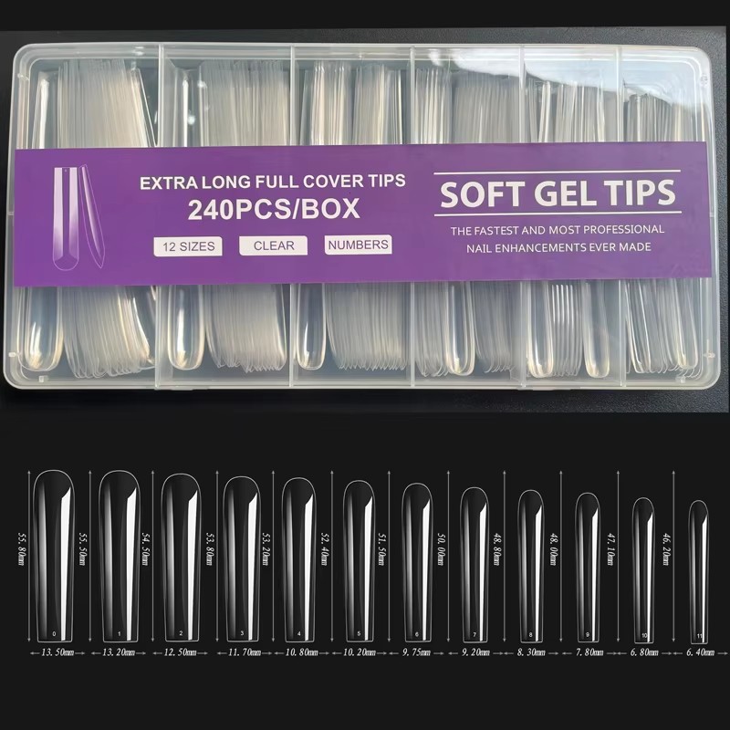 240 pezzi XXL unghie finte ung - Nail Art Xxl recensione e prezzo
