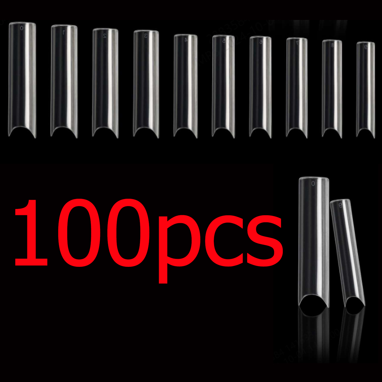 100 pz/scatola XXL Punte Per U - Nail Art Xxl recensione e prezzo