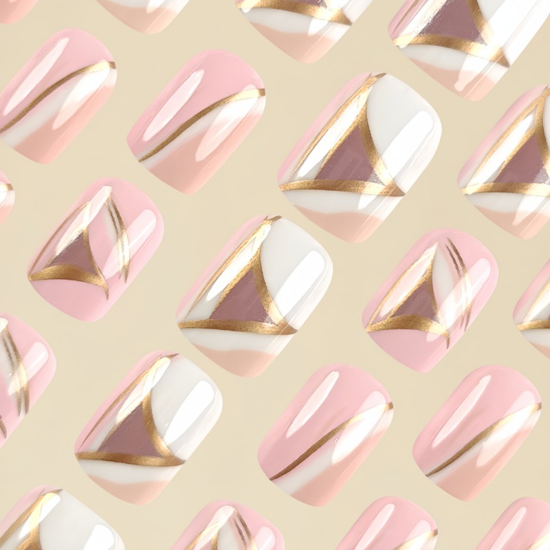 24 pezzi/set carino dolce cort - Press On Nail Set recensione e prezzo