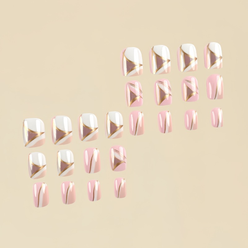 24 pezzi/set carino dolce cort - Press On Nail Set recensione e prezzo