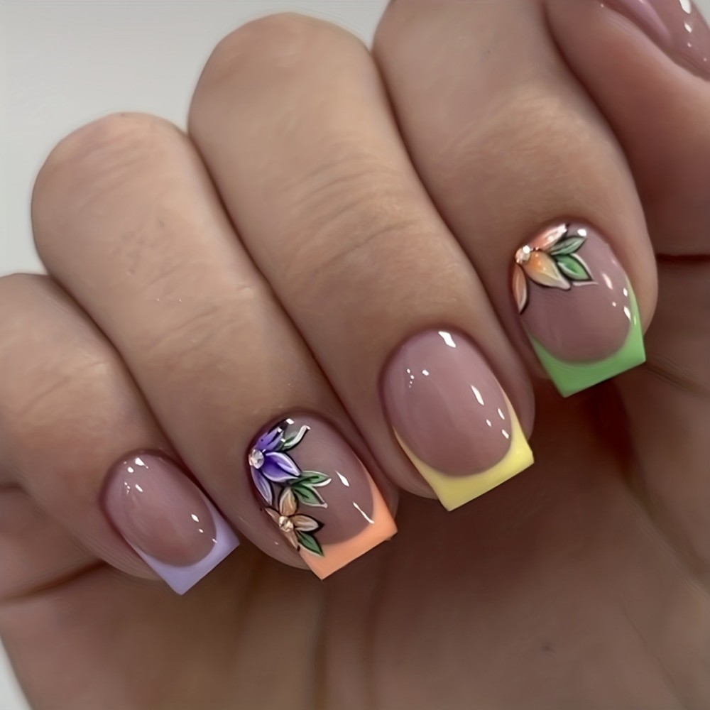 24 Pezzi Unghie Finte Rosa Flo - Nail Art Fake Nails recensione e prezzo