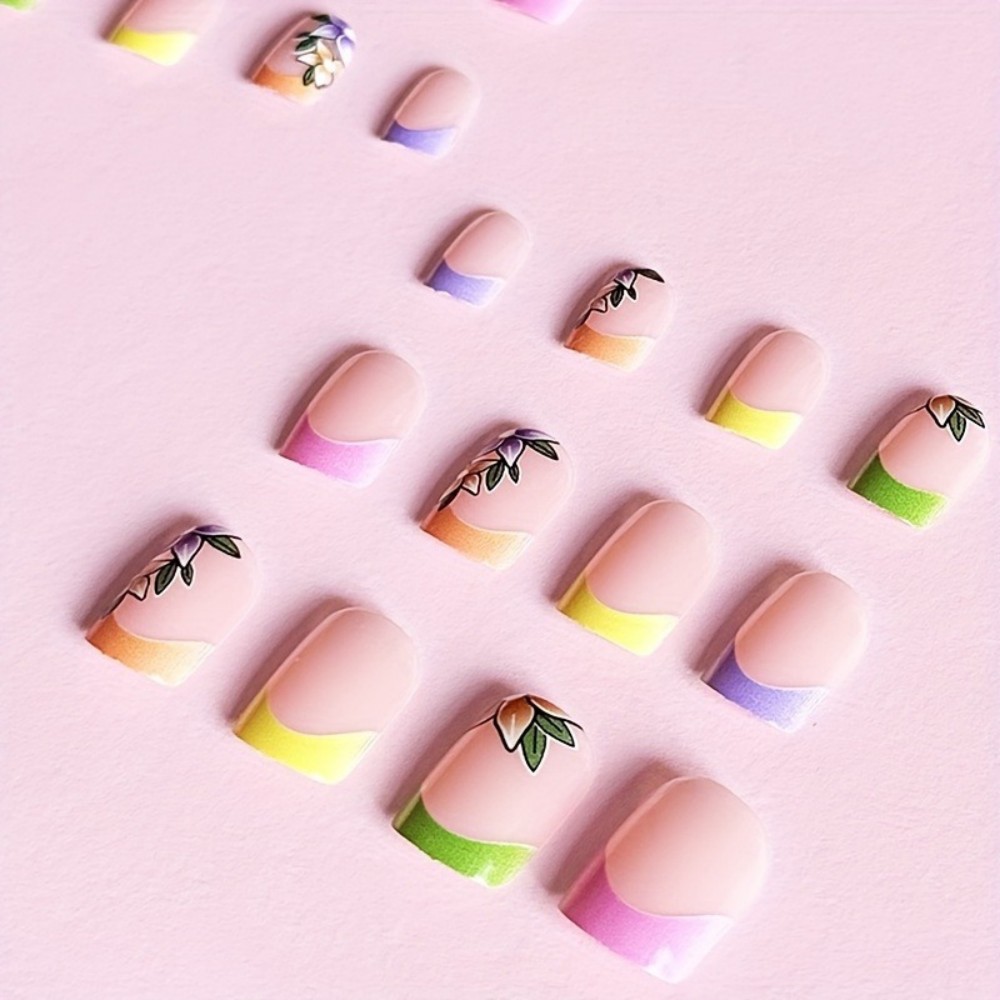24 Pezzi Unghie Finte Rosa Flo - Nail Art Fake Nails recensione e prezzo