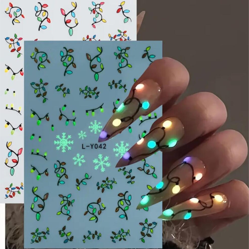 2 Pezzi Adesivi per Unghie Nat - Nail Art Xmas Design recensione e prezzo