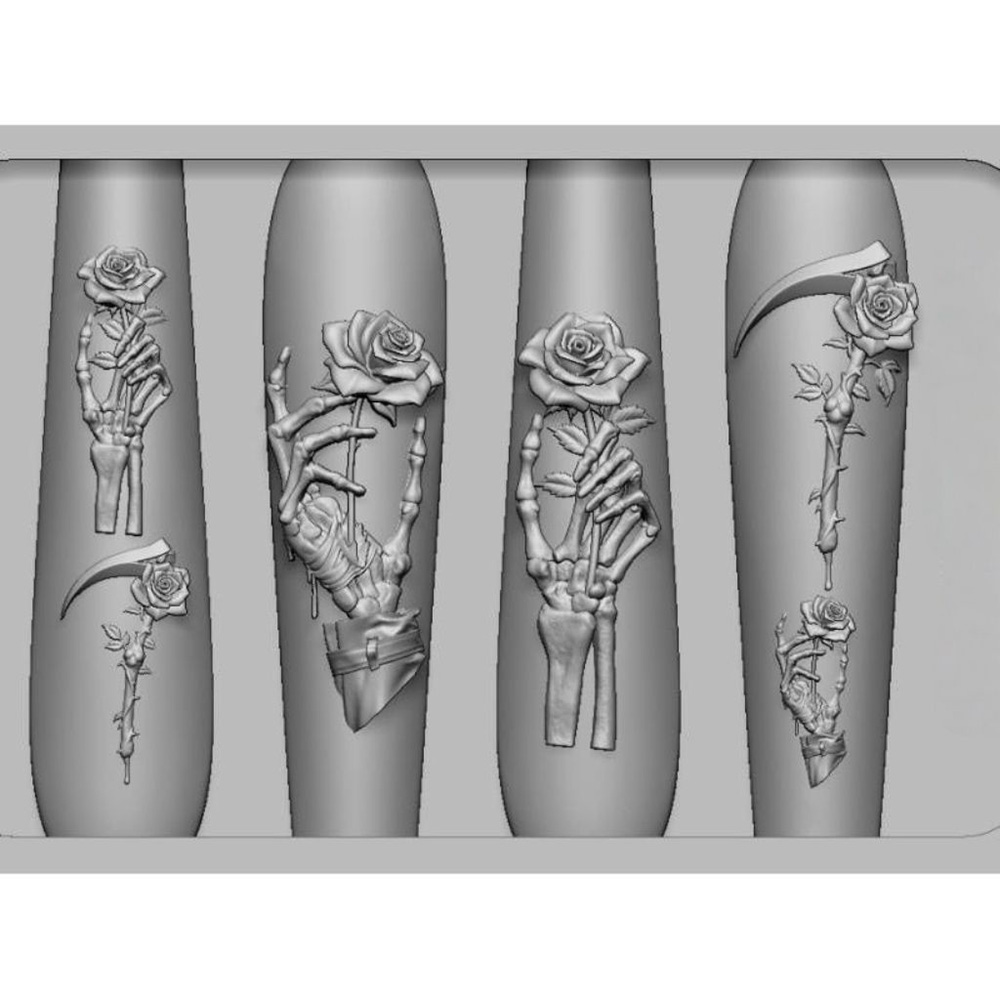 Set da 2 Pezzi: Stampo in Sili - Nail Art Vintage recensione e prezzo