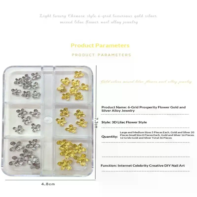 20/30 Pezzi Decorazioni per Un - Nail Art Lilac recensione e prezzo