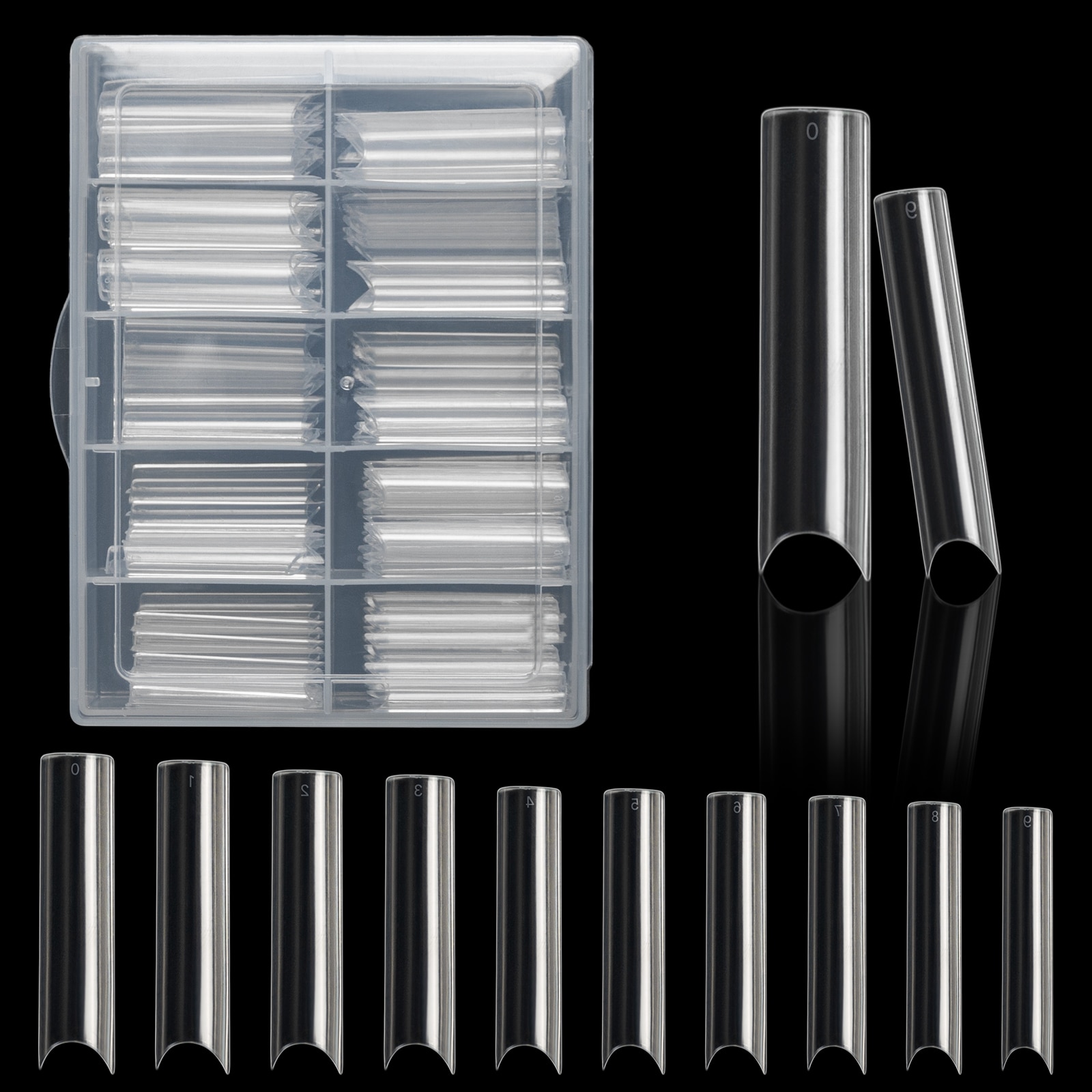 100 pz/scatola XXL Punte Per U - Nail Art Xxl recensione e prezzo