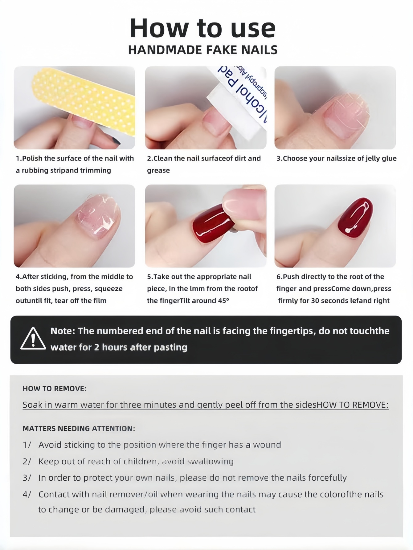 Set da 10 pezzi di unghie fint - Press On Nail Set recensione e prezzo