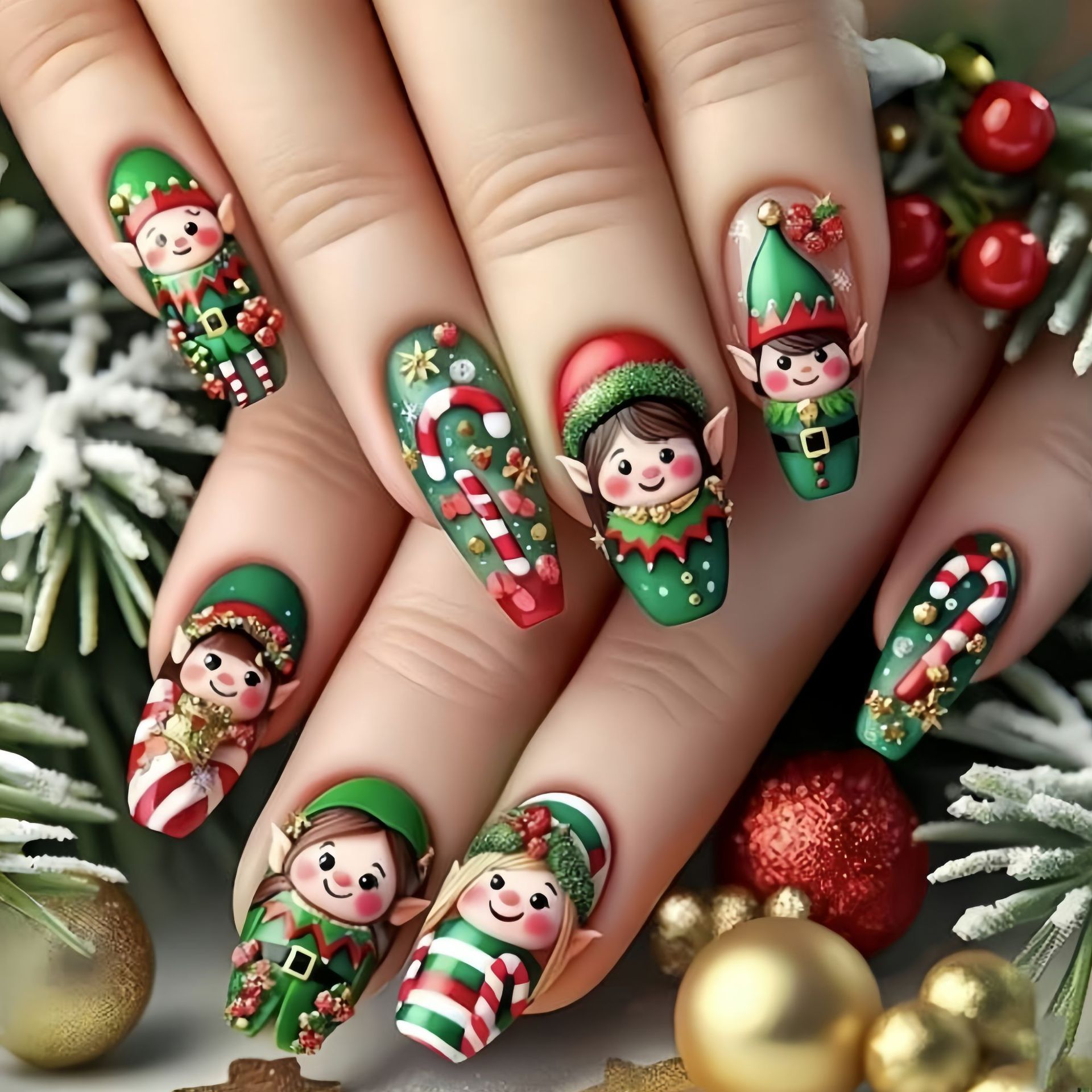Unghie finte medie per la fest - Press On Nail Set recensione e prezzo