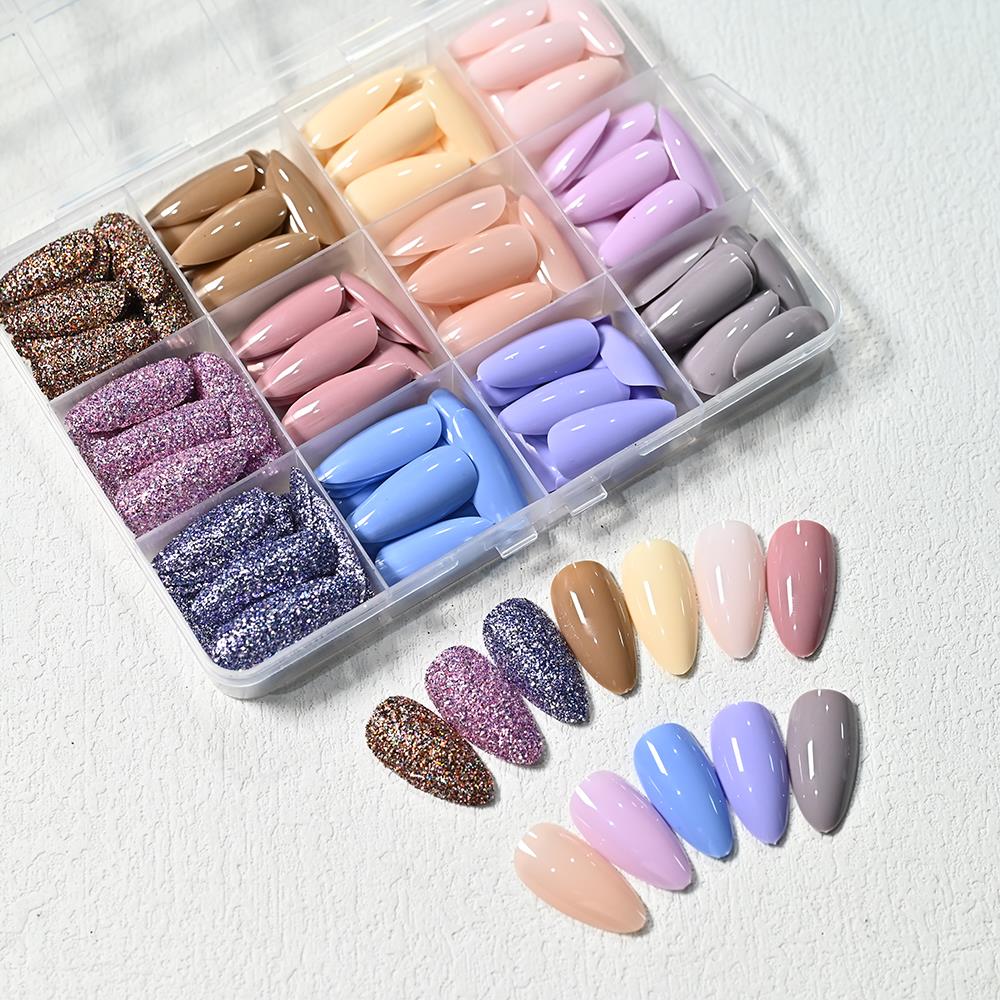 288 Pezzi Unghie Finte Lucide  - Nail Art Fake Nails recensione e prezzo