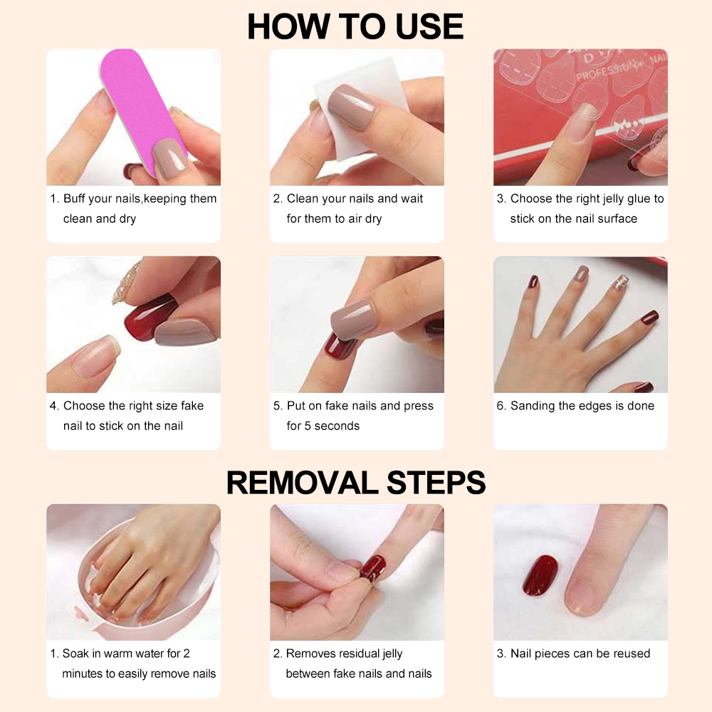 10 pezzi di unghie finte vinta - Nail Art Vintage recensione e prezzo