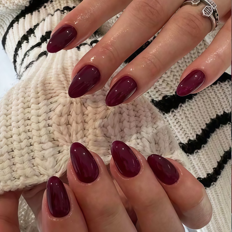 Nuove 24 unghie finte rosso vi - Nail Art Red Wine recensione e prezzo