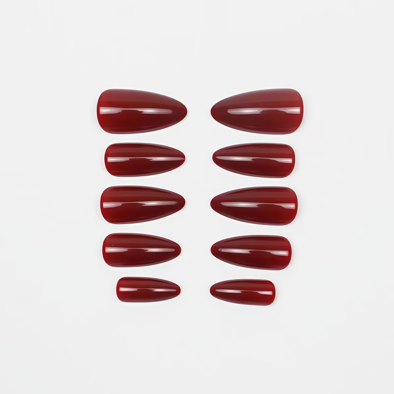 Nuove 24 unghie finte rosso vi - Nail Art Red Wine recensione e prezzo