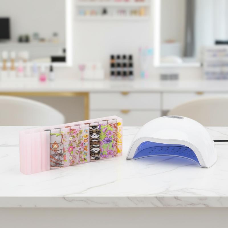 Scatola portaoggetti per fogli - Nail Foil Transfer recensione e prezzo