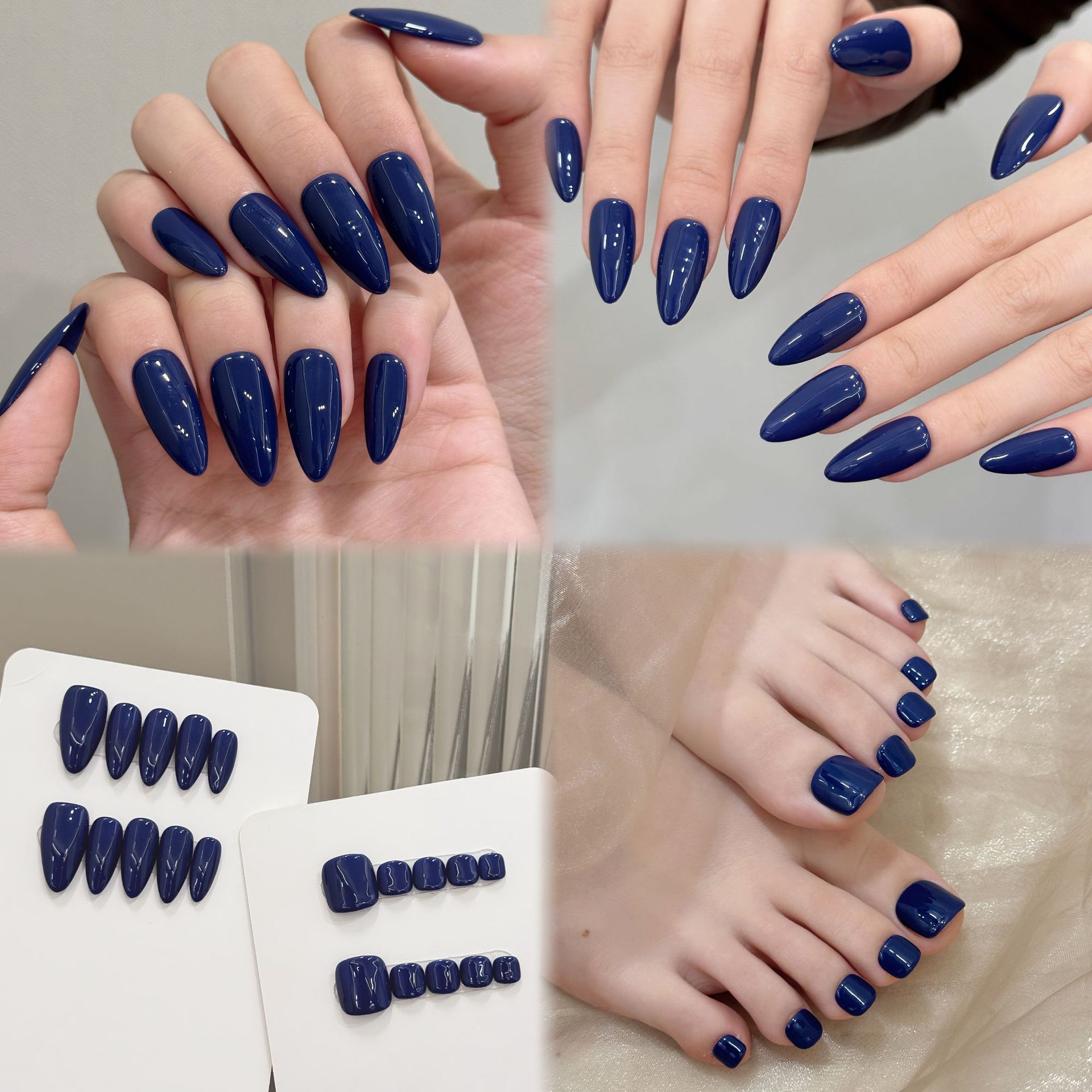 10 pezzi di stampa fatta a man - Press On Nail Set recensione e prezzo