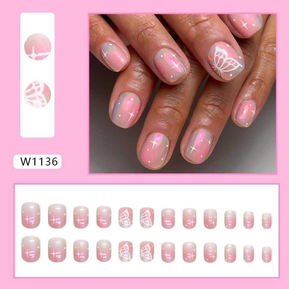 Nuove unghie finte rotonde cor - Nail Art Zebra recensione e prezzo