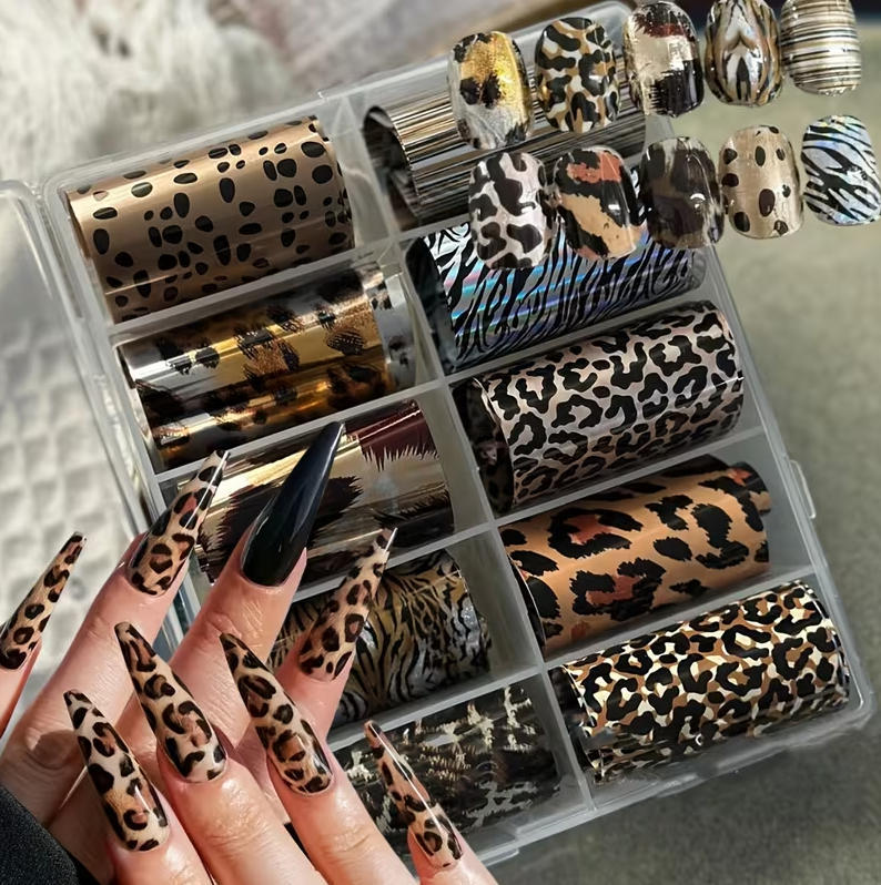 Adesivi per unghie con motivo  - Nail Art Zebra recensione e prezzo