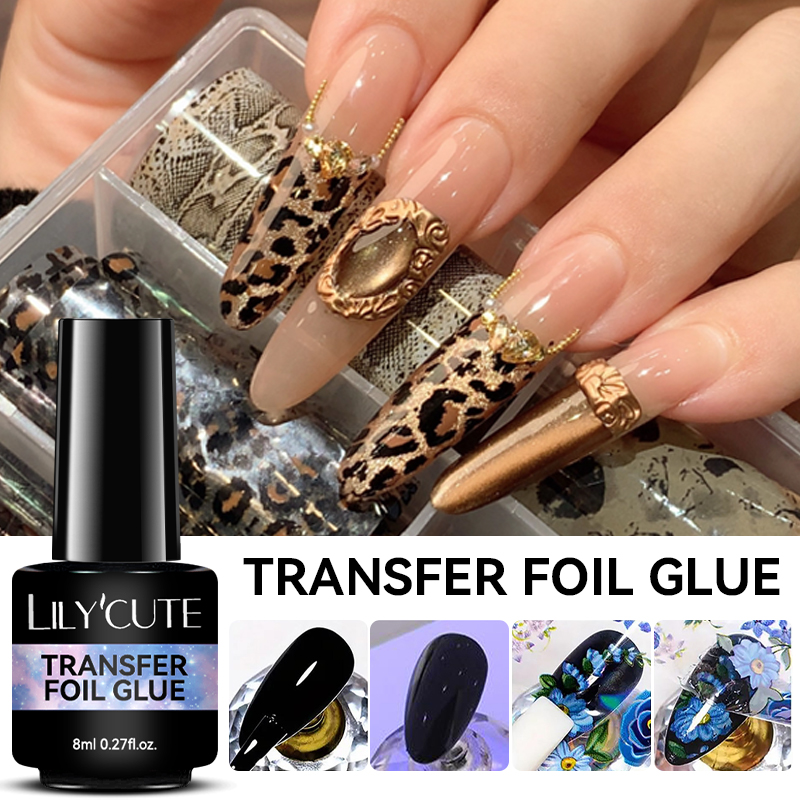LILYCUTE 8ML Colla per stagnol - Nail Foil Transfer recensione e prezzo