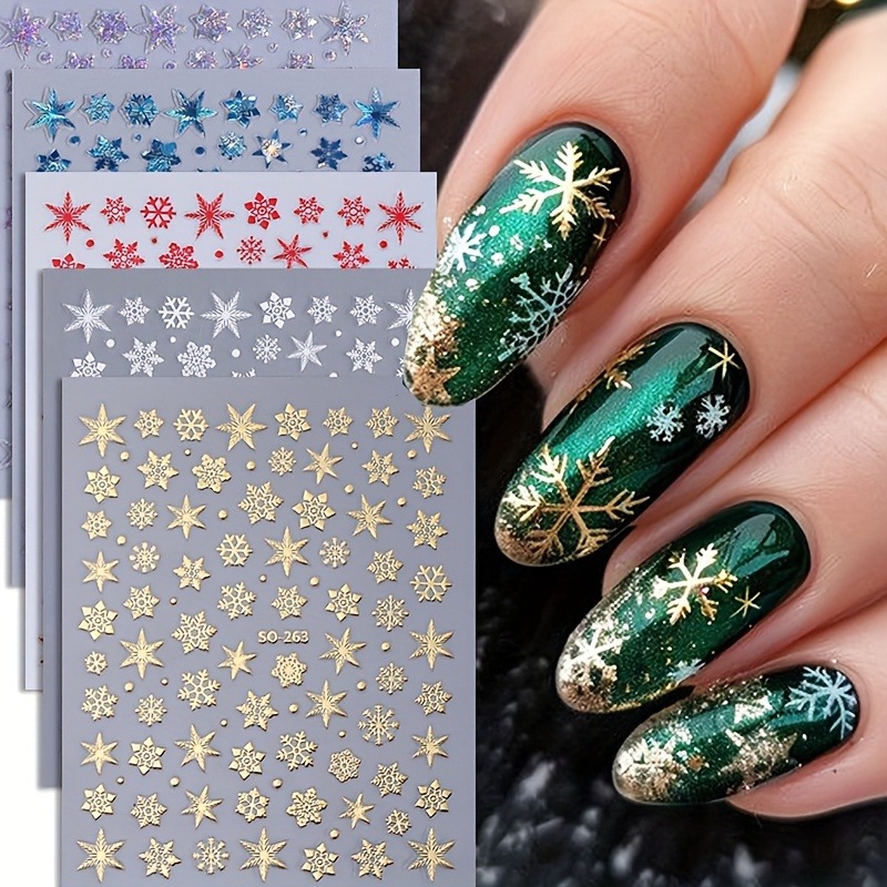 5 adesivi per unghie stella fi - Nail Art Xmas Design recensione e prezzo