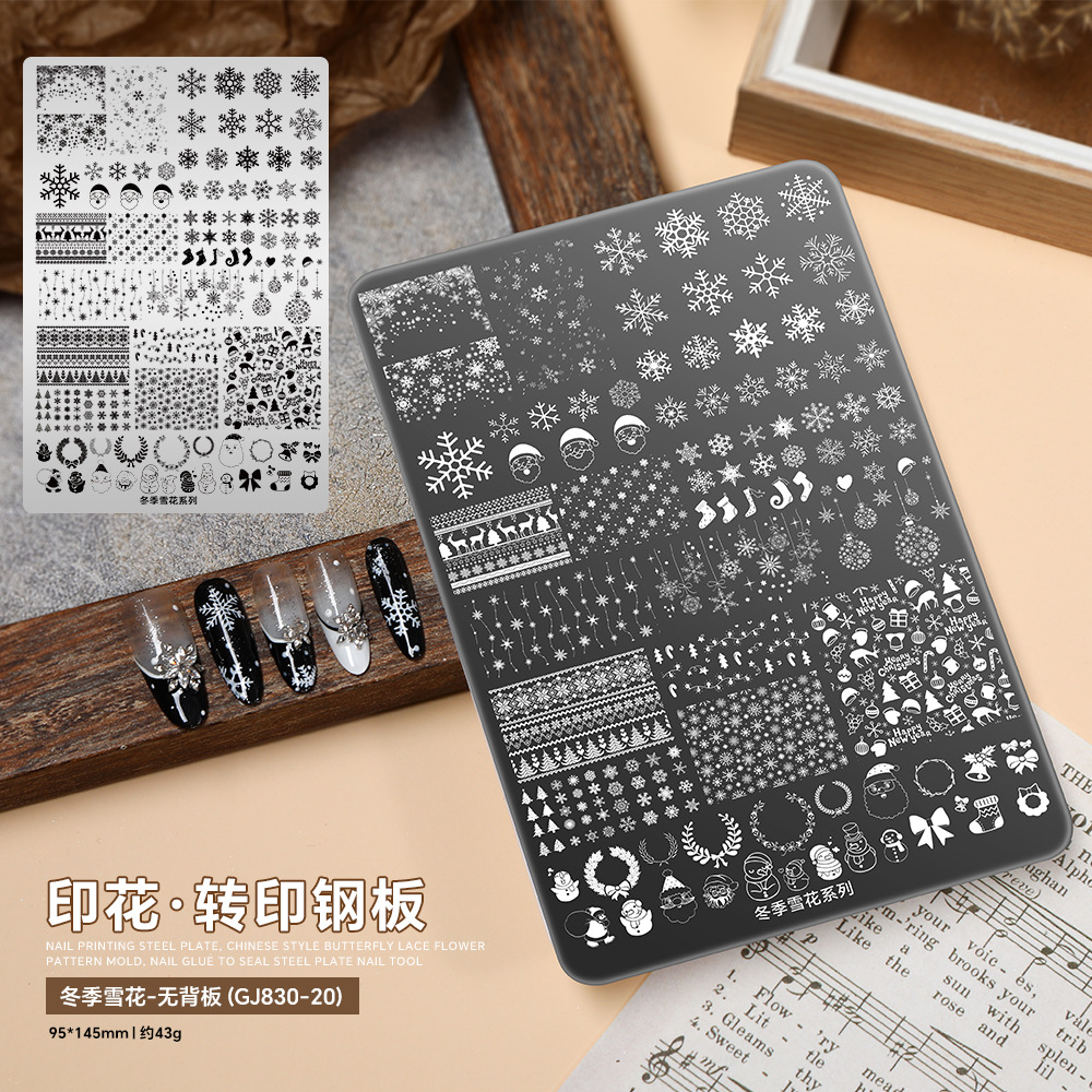 Set di Stencil per Unghie con  - Nail Art Xmas Design recensione e prezzo