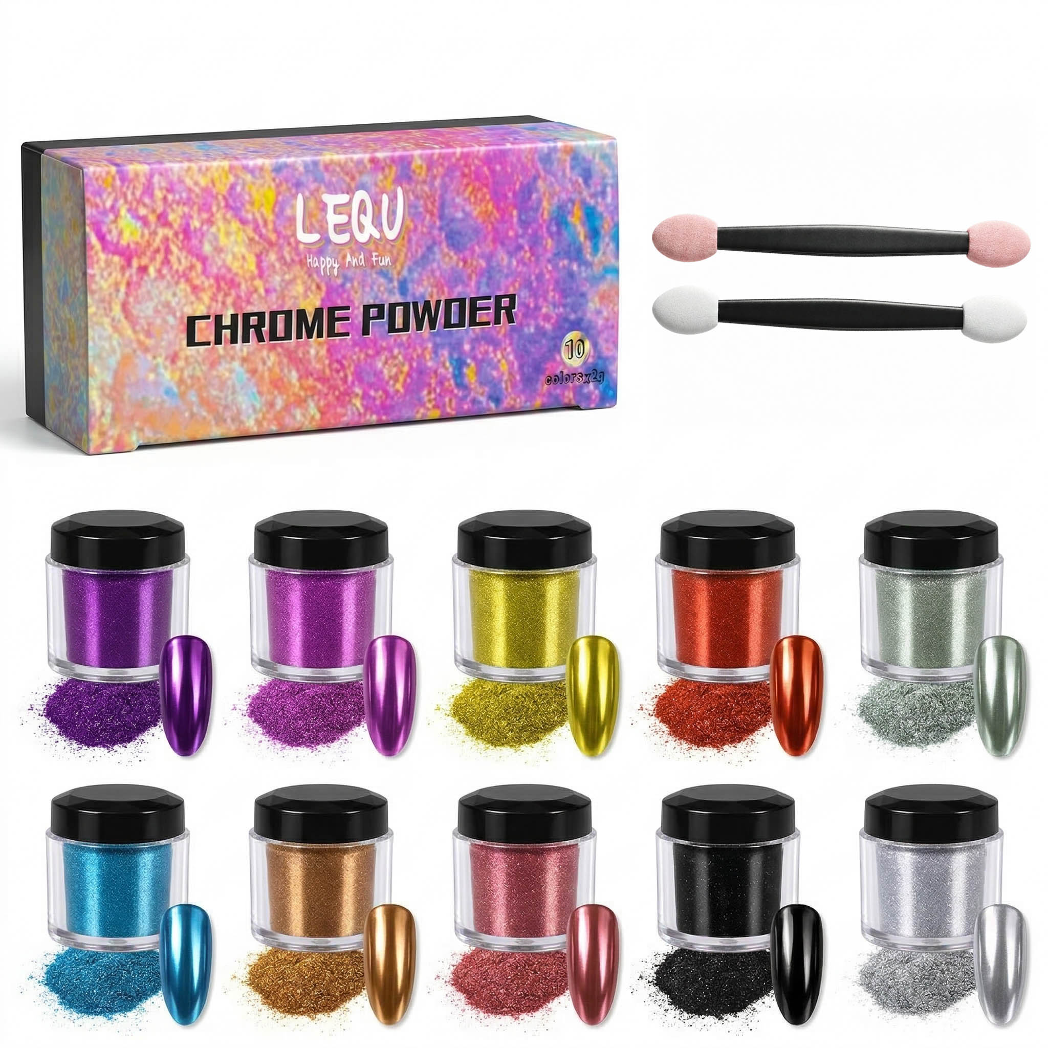 Polvere magica a specchio fai- - Nail Art Emerald recensione e prezzo