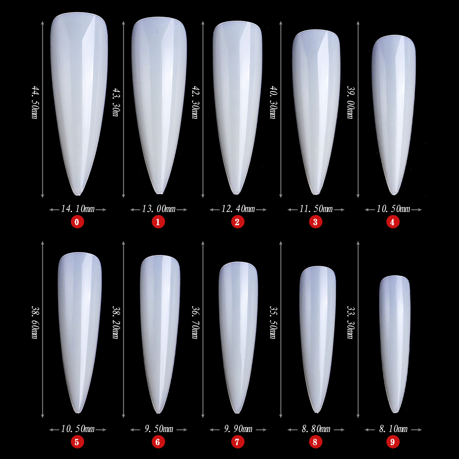 Punte per unghie a spillo XXL  - Nail Art Xxl recensione e prezzo
