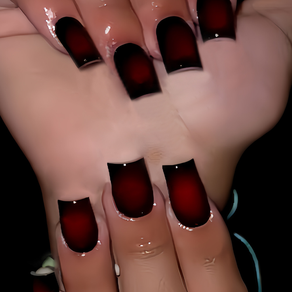 Unghie finte corte quadrate pe - Press On Nail Set recensione e prezzo