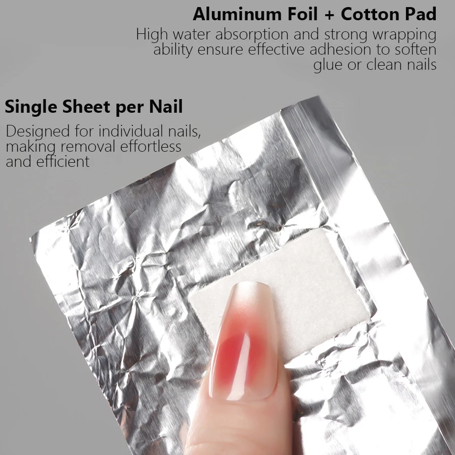 100 pezzi borsa in foglio di a - Nail Foil Transfer recensione e prezzo
