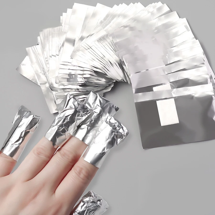 100 pezzi borsa in foglio di a - Nail Foil Transfer recensione e prezzo