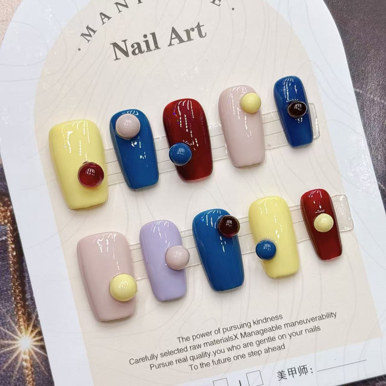 Unghie a pressione di fascia a - Nail Art Fake Nails recensione e prezzo