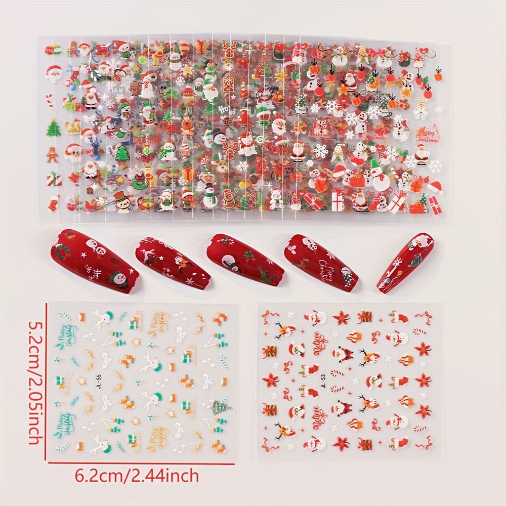 30 Adesivi per Unghie Natalizi - Nail Art Xmas Design recensione e prezzo
