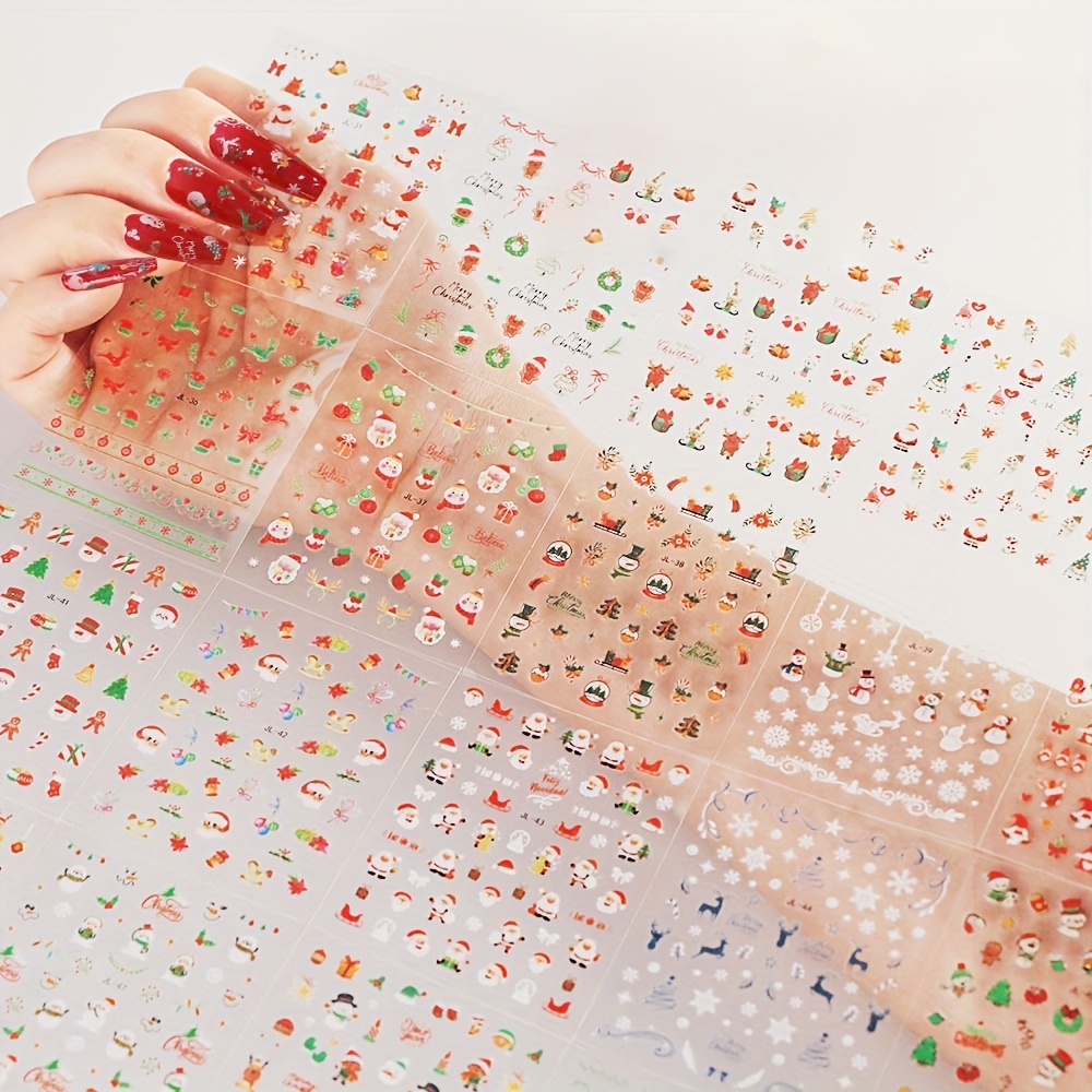 30 Adesivi per Unghie Natalizi - Nail Art Xmas Design recensione e prezzo