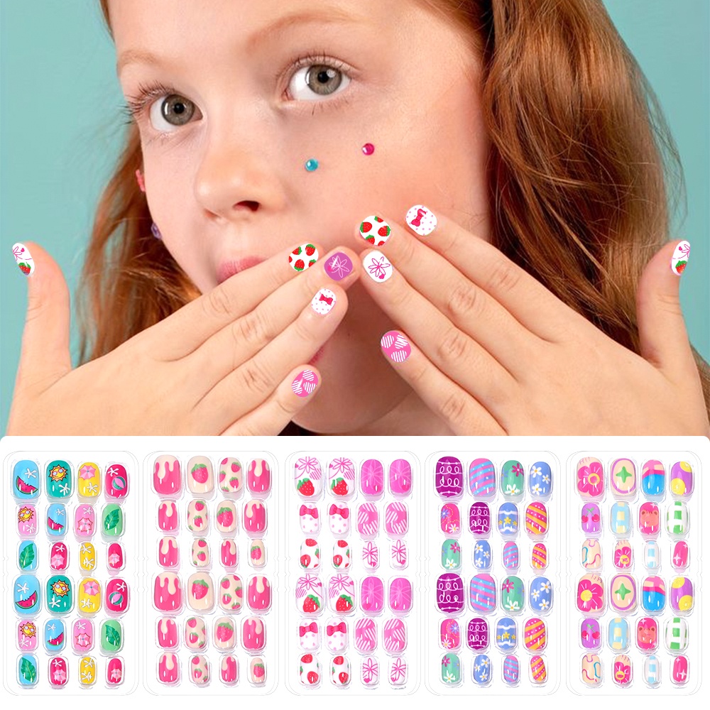 120 pezzi 5 set caramelle bamb - Nail Art Fake Nails recensione e prezzo