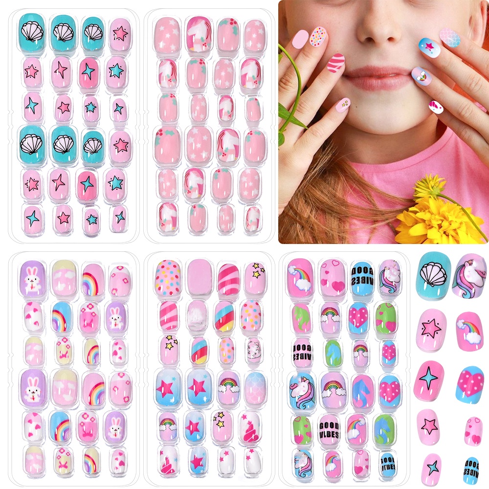 120 pezzi 5 set caramelle bamb - Nail Art Fake Nails recensione e prezzo