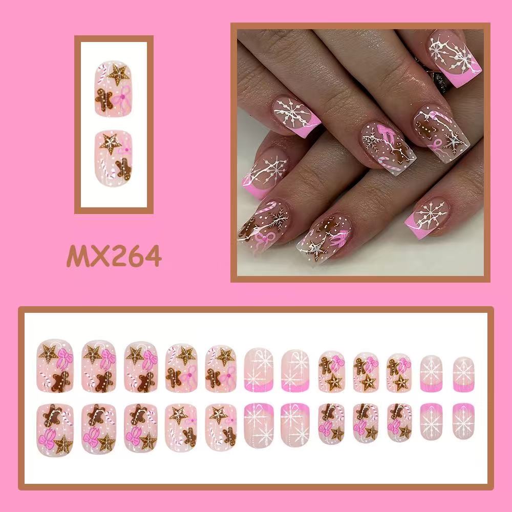 Unghie Finte Natalizie a Press - Press On Nail Set recensione e prezzo