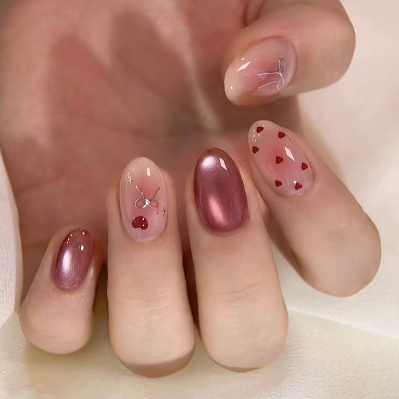 24 pezzi di unghie finte a pre - Nail Art Red Wine recensione e prezzo