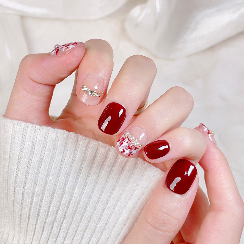 Kit di 10 Unghie Finte Corte Q - Nail Art Fake Nails recensione e prezzo