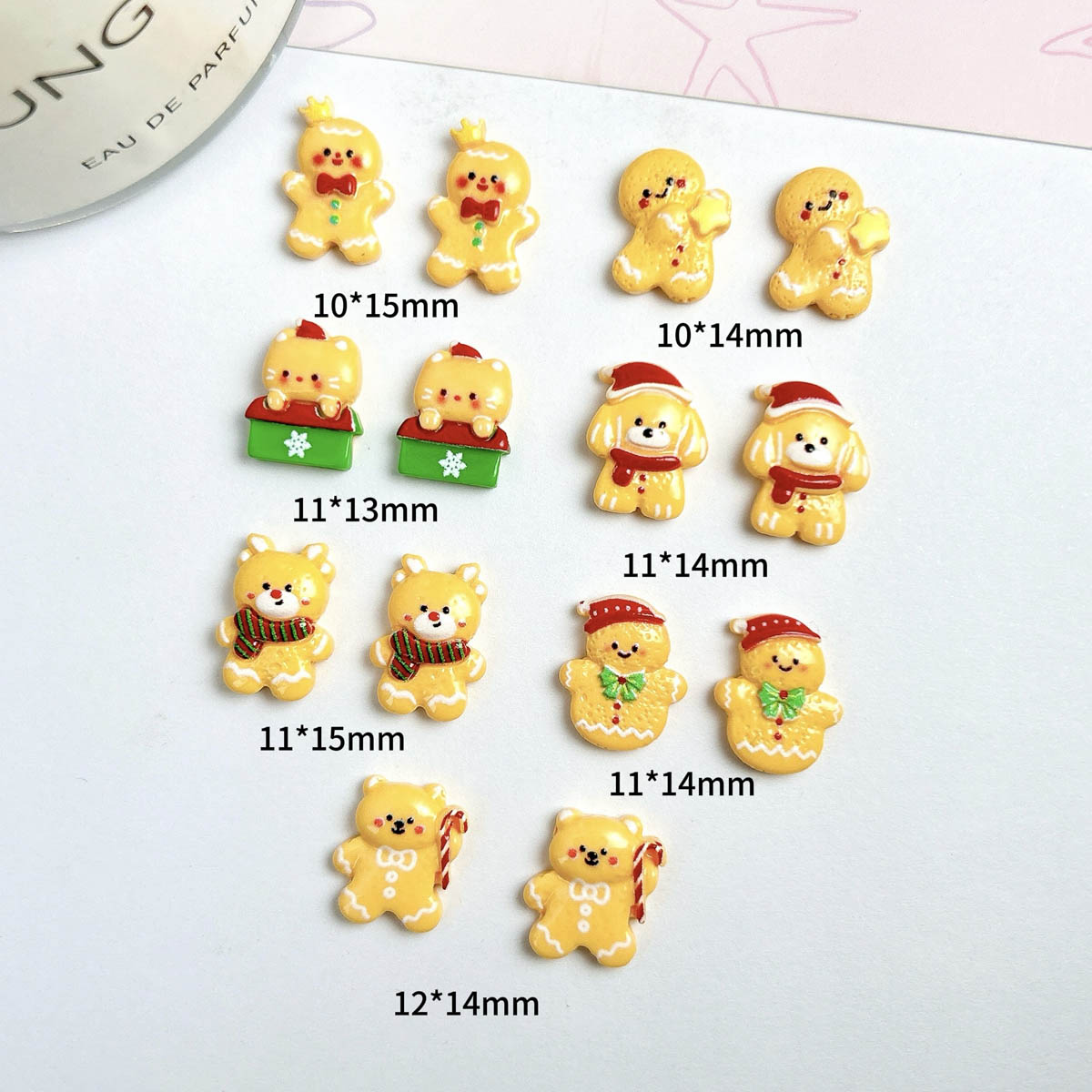 20 pz Kawaii Natale Gingerbrea - Nail Art For Men recensione e prezzo