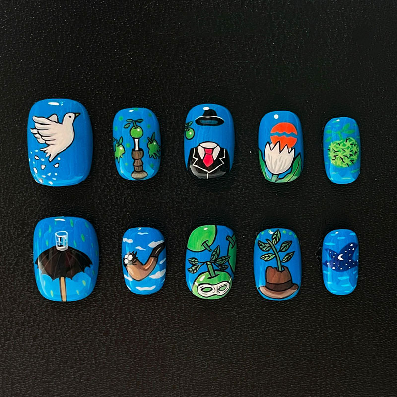 10 Pezzi di Unghie Finte Perso - Nail Art Oval recensione e prezzo