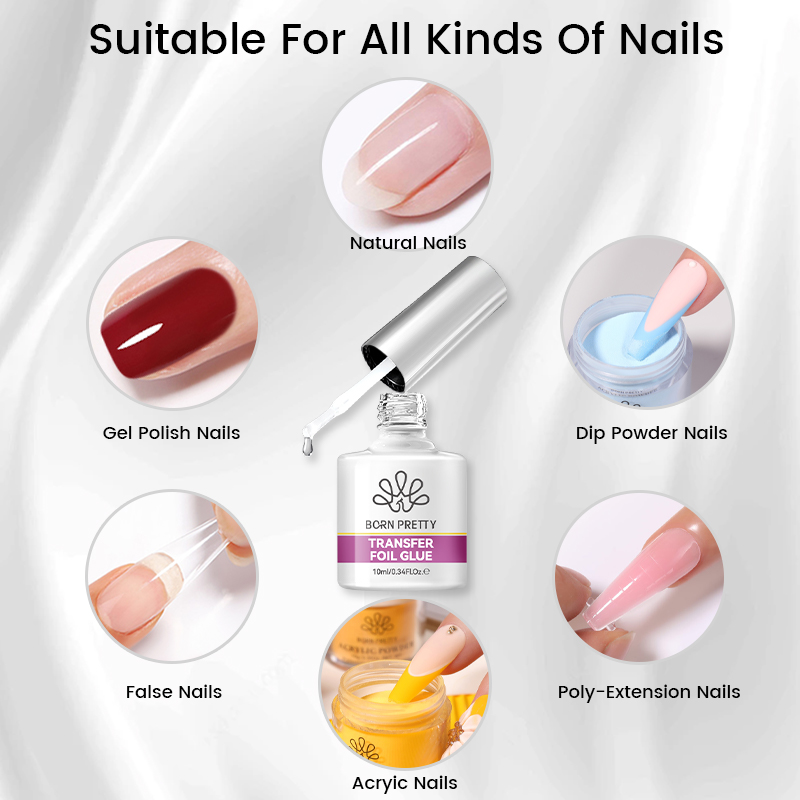 BORN PRETTY Gel Adesivo per Fo - Nail Foil Transfer recensione e prezzo