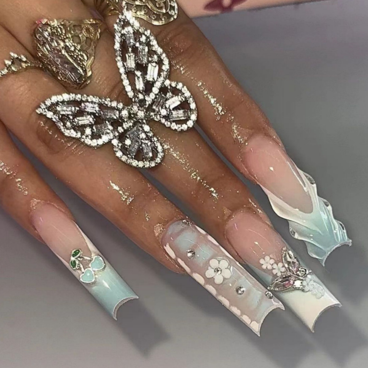 24 pezzi di fiori stampa sulle - Nail Art Quirky recensione e prezzo